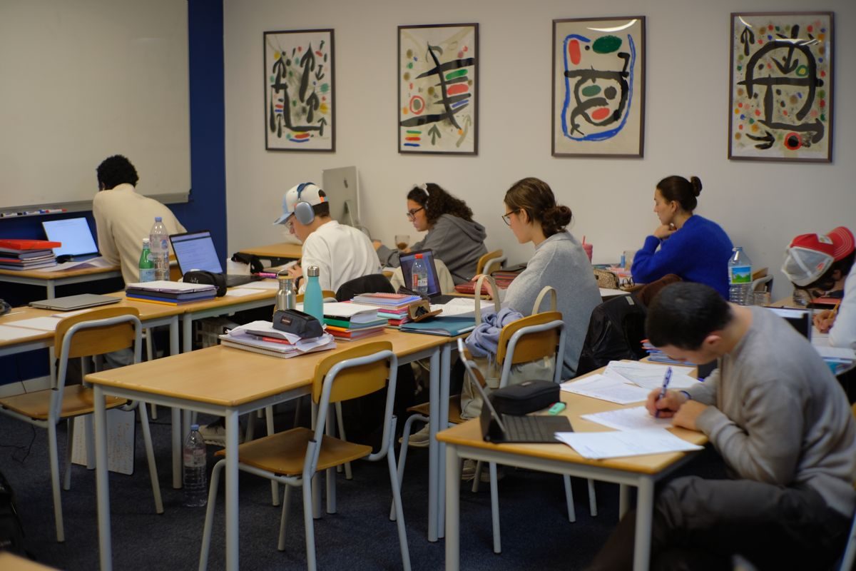 Jardin intérieur du campus — prépa privée La Prépa Autrement